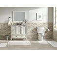 thumbnail image 2 of Garland Rug Gramercy Washable Bath Rug Set, 4-Piece (2 Bath Rugs, Contour Rug, Runner Rug) White, 2 of 7