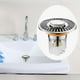 thumbnail image 4 of Tapón Antifugas para Lavabo Hht241112001 | Tapón de Presión para Fregadero con Núcleo de Rebote de Acero Inoxidable y Cobre | Tapón de Drenaje Antidesbordamiento con Filtro de Malla Antiolores E Inse, 4 of 6
