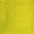 thumbnail image 1 of Ahgly Company Indoor Square Abstract Yellow Contemporary Area Rugs, 6' Square, 1 of 4