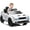 White, variant on Licensed 12V Dodge Challenger Kids' Electric Ride-On Car with Remote Control, LED Headlights, Battery Meter, and Music for Ultimate Fun, White