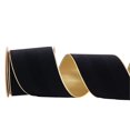 thumbnail image 1 of Cinta decorativa CSZD RIBBON de terciopelo negro, 10 m x 10 cm, 1 of 9
