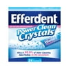 Efferdent Denture Power Clean Crystals, Icy Mint Tablets, 24 Ct