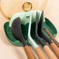 thumbnail image 1 of Reposa utensilios, soporte para tapas, reposa utensilios, reposa cucharas de cocina, soporte para tapas, mantiene las encimeras de la cocina ordenadas (verde), 1 of 5