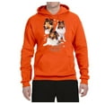 thumbnail image 2 of If It's Not a Collie It's Just a Dog Gift | Mens Dog Lover Hooded Sweatshirt Graphic Hoodie, Orange, Small, 2 of 4