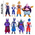 thumbnail image 3 of 8PCS Collectible Dragon Ball Z Figures Set Super Saiyan Goku Son Blue Vegeta Action Figures Toys for Kids Gifts, 3 of 6