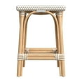 thumbnail image 4 of Butler Specialty Rattan Bar Stool Chair in Tan With Square Seat & Footrest, 4 of 6