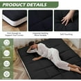 thumbnail image 4 of Slsy Upgraded 6" Extra Thick Japanese Floor Mattress Futon Mattress, Foldable Mattress Tatami Pad Floor Mattress for Adults Floor Bed Roll Up Mattress Guest Mattress Camping Mattress, 4 of 8