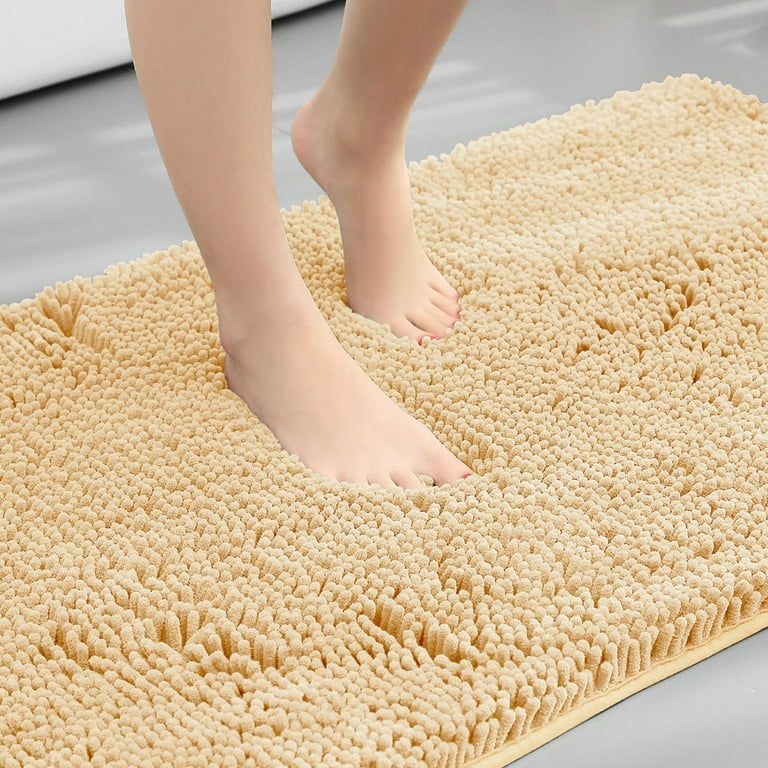 Indoor Durable Chenille Doormat, 32x20, Soft, Absorbent, Traps