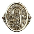 thumbnail image 2 of Brass Jesus Christ Cross Ring Religious Details Jewelry BR508 US Size 8, 2 of 15