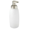 thumbnail image 6 of mDesign Glass Refillable Foam Soap Dispenser - Clear Frost/Matte Satin, 6 of 6