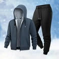 thumbnail image 2 of Men's Tracksuit Sweatsuits 2 Piece Set Full Zip Sports Jogging Suits Sets Athletic Running Sweatsuits with Zip Pockets Athletic Tracksuit Outfits, 2 of 5