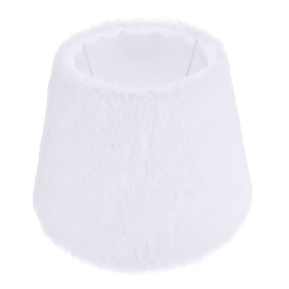 WHAMVOX Girl Room Light Shade Plush Lampshade Simple Lampshade 25X25X18CM White