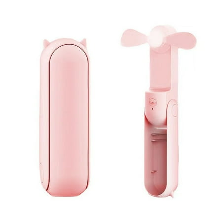 

TINYSOME Portable Handheld Fan Power Bank&Charging Base Battery Operated Personal Fan Rechargeable and Foldable