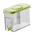 thumbnail image 3 of Dispensador de bebidas heladas Dispensador Dispensador Dispensador Contenedor Refrigerador Tetera Ahorrador Espacio de bebidas frías Contenedor de Verde, 3 of 9