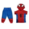 thumbnail image 1 of Pijama Spiderman Bebé 1 con Capucha Multicolor 2 Piezas, 1 of 3
