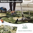 thumbnail image 5 of Summer Tropical Leaves Outdoor Rug 4x6 Ft - Reversible Patio Rug Outdoor Camping Rugs, Watercolor Botanical Plants Washable Indoor Outdoor Area Rugs, Non-Slip Outdoor Carpet Runner for Deck/Porch, 5 of 8
