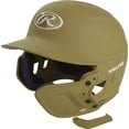 thumbnail image 3 of Rawlings Mach EXT Batting Helmet Extension Flap Piece, Matte Vegas Gold, Right Hand Batter, 3 of 3
