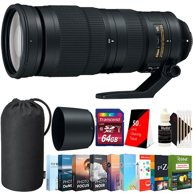 Nikon 058 Af S Nikkor 0 500mm F 5 6e Ed Vr With Sport Mode Lens With Accessory Bundle Walmart Com Walmart Com