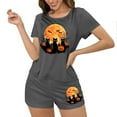 thumbnail image 6 of Uaswgudfs Women's Cotton Blend Pajama Set - Halloween Print, Elastic Waist, 6 of 7
