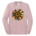 thumbnail image 3 of Sunflower Animal Print Fashion Mens Long Sleeve Shirt, Light Pink, X-Large, 3 of 5