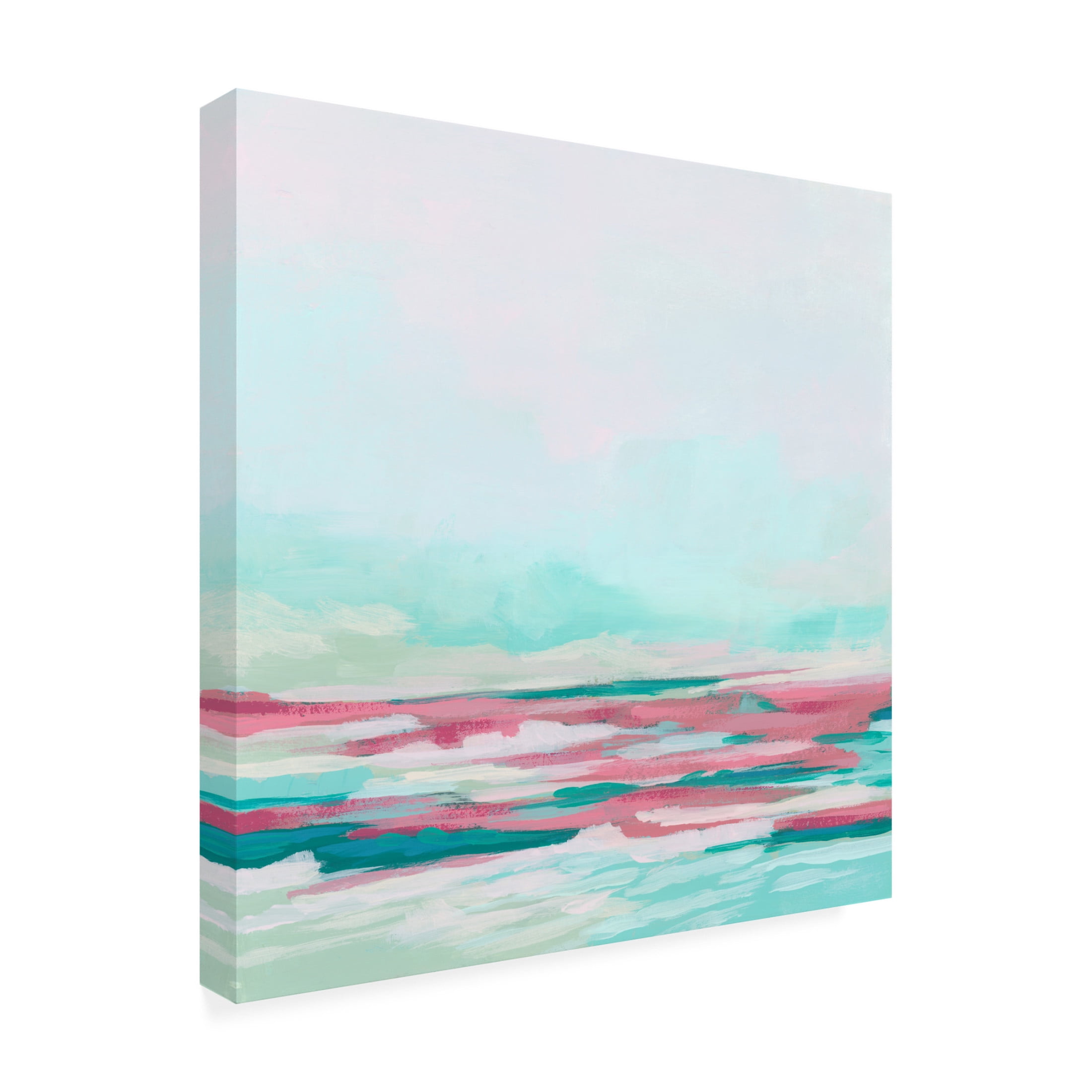 Trademark Fine Art June Erica Vess  Magenta Cove II Canvas Wall Art