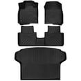 thumbnail image 2 of Zcargel 4PCS Floor Liners Mats & Rear Cargo Liners Compatible for Honda HR-V 2023-2024 Heavy Duty All-Weather Floor Mats Rubber TPE Floor Liner Black, 2 of 10