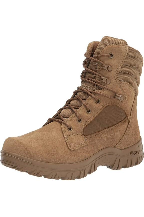 05702 Womens Cyren Tall Coyote Brown Combat Boot
