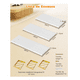 thumbnail image 4 of Repisas Flotantes Madera Modernas Estantes Baño Topon 3pcs Lab.G Blanco, 4 of 5