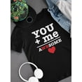 thumbnail image 3 of You + Me = Awesome T-Shirt Men -Smartprints Designs, Male Small, 3 of 4