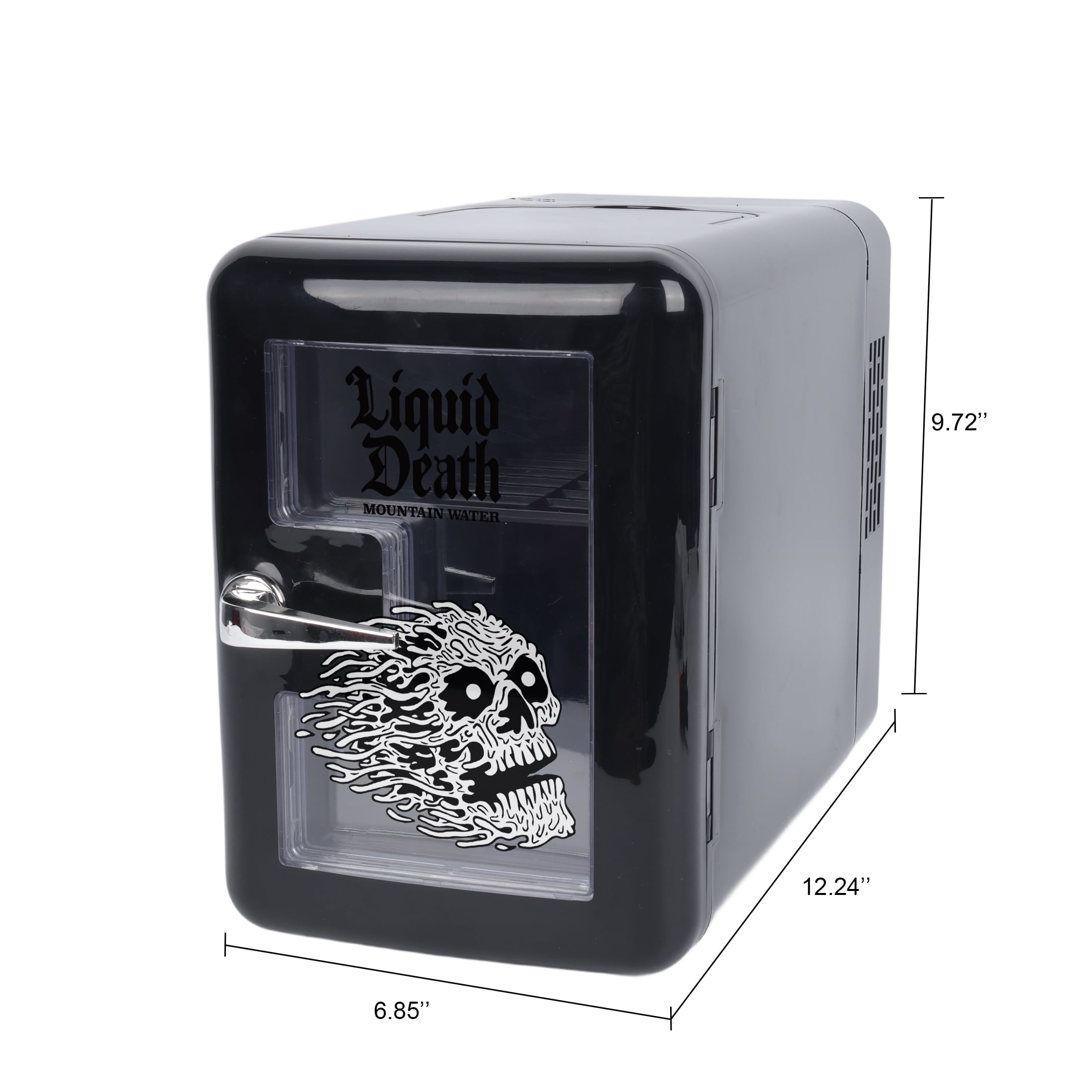 Liquid Death 5L 9-Can Mini Fridge, Black