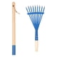 thumbnail image 3 of Outdoor Playhouse Accessory For Kids Lightweight Garden Rake Blue Detachable Design 1Pack, 3 of 4