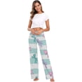 thumbnail image 6 of GZHJMY Women's Pajama Pants Bow Comfy Stretch Sleepwear Essentials womens Lightweight Lounge Terry Pajama Pant, X-Large, 6 of 7