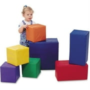 Childrens Factory Sturdiblock Set, CF321-530, Large Foam Blocks for Toddlers, Big Building Blocks, Daycare or Playroom Soft Play Equipment, Set-7