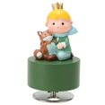 thumbnail image 1 of Wooden Mechanical Music Box Cute Cartoon Figure Rotating Green Base Gift, 1 of 22