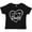 AB-Black, variant on Inktastic I Love My Daddy in White Chalk Heart Boys or Girls Toddler T-Shirt