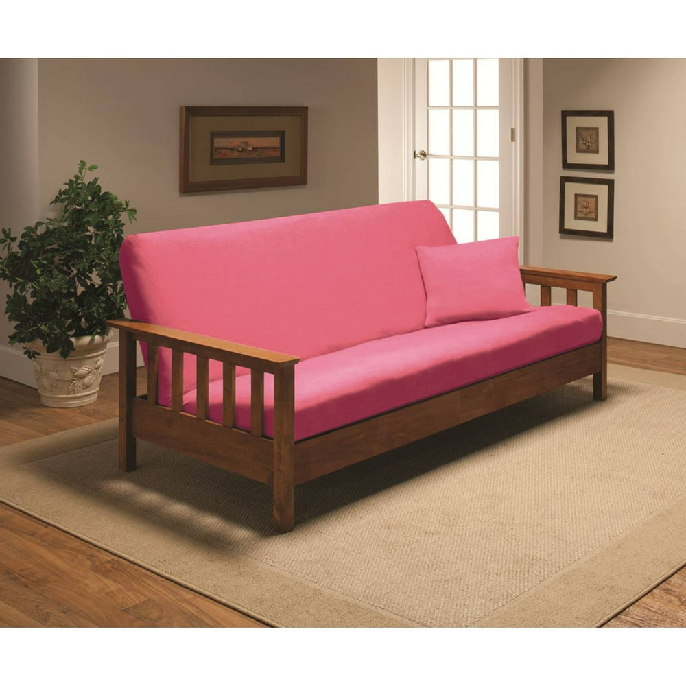Jersey Futon Slipcover Pink
