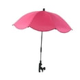 thumbnail image 5 of colaxi Clip on Umbrella Parasol Modern Waterproof Multifunctional Plant Shade Beach Chair Umbrella for Outdoor Summer Travel Camping Red, 5 of 10