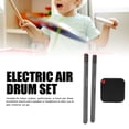 thumbnail image 3 of Juego De Baquetas Eléctricas Virtuales, Baquetas De Aire Portátiles Con 2 Sonidos, Juego De Práctica Silenciosa Para Principiantes Y Adultos, 3 of 7