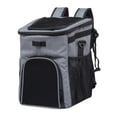 thumbnail image 4 of Bike Basket for Dogs Dog Bike Carrier Backpack Ventilated for Travel Outdoor Grey, 4 of 8