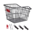 thumbnail image 1 of Colaxi Bike Rear Basket Storage Basket Strengthened Frame Practical Cargo Rack Biking Rack Basket for Riding Luggage Black No Lid, 1 of 8