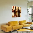 thumbnail image 6 of Empire Art Direct Smokey Wine 3 Frameless Free Floating Tempered Glass Panel Graphic Wall Art, 38" x 38" x 0.2", Ready to Hang, 6 of 9
