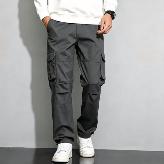 Men's Cargo Pants Tapered Leg Comfort Stretch Casual Outdoor Pants S‑XXL