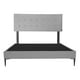 thumbnail image 2 of Base Cama Dicasa Cabecera Matrimonial Bilbao gris, 2 of 8