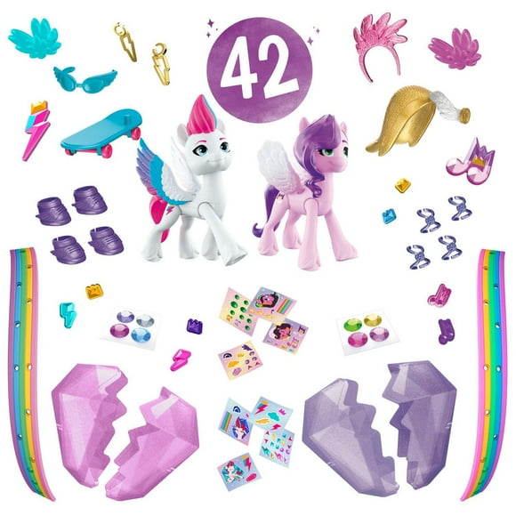 My Little Pony: A New Generation Multipack Aventure de cristal  - 2 poneys et 40 accessoires surprises