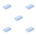 thumbnail image 2 of Vogacara 1 Set Double Sided Pumice Stone Washer for Hard Skin Tools Care Scrubber Exquisite Appearance Foot Exfoliators Color azul y blanco. 5piezas Vogacara CBP220285, 2 of 6