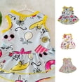 thumbnail image 3 of SPRING PARK Dog Dress for Small Medium Dogs - Girl Dog Fruit Printing Skirt, Spring Splicing Dog Clothes Costume Apparel, 3 of 7