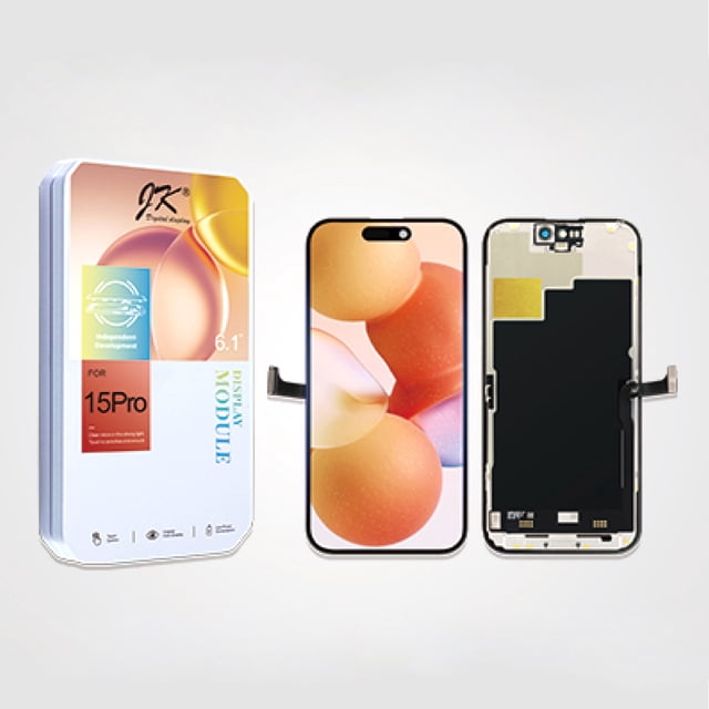 Kit de Reemplazo de Pantalla para iPhone 15 Pro de 6.1 Pulgadas con Pantalla Táctil 3D LCD y Marco Digitalizador