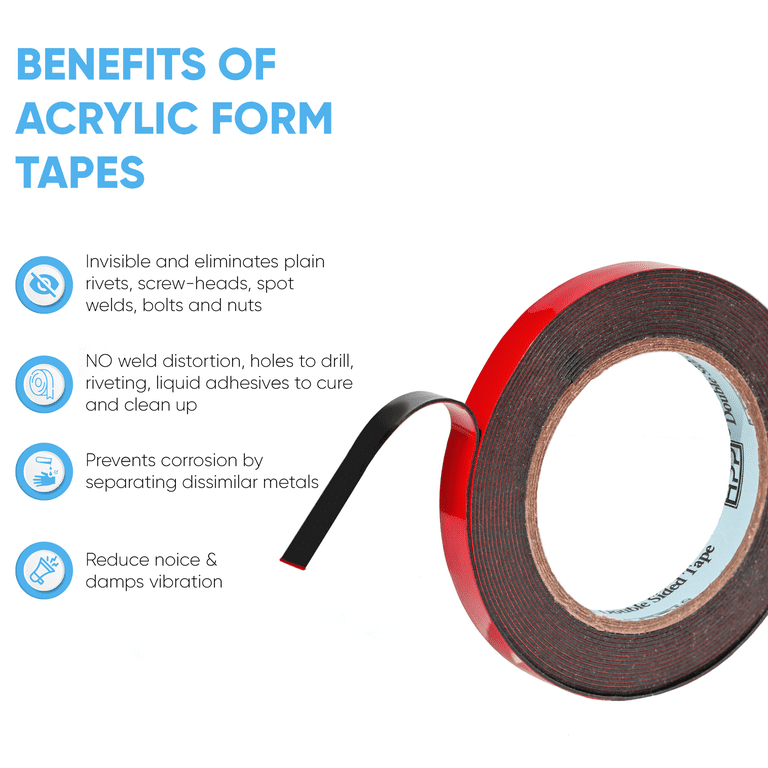 HPP Double Sided Tape, Heavy Duty Tape, Strong and Permanent for