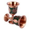 thumbnail image 1 of Copa De Vino De Metal Vintage, aleación De Zinc Premium, Copas De Metal Retro Decorativas En Relieve Para Bar De Casa, 2 Piezas, Con Café, Té, Uso De Café Con Leche, Para, 1 of 7
