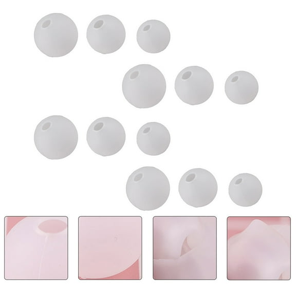 WHAMVOX Craft Making 12Pcs Crystal Epoxy Silicone Molds for Resin and Jewelry